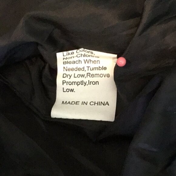 Dark gray Leather Look Jacket with Hood - Picture 6 of 10